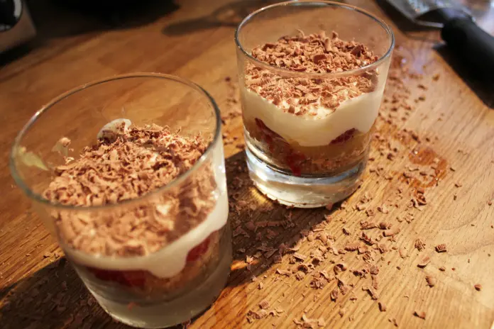 Cheesecake in a glass