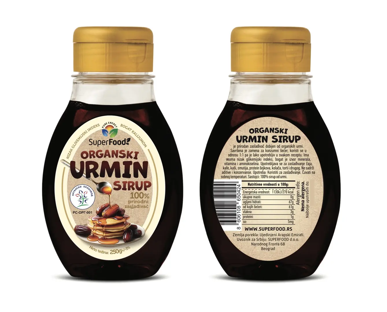 Rasklop urmin sirup 250g superfood doo po izboru