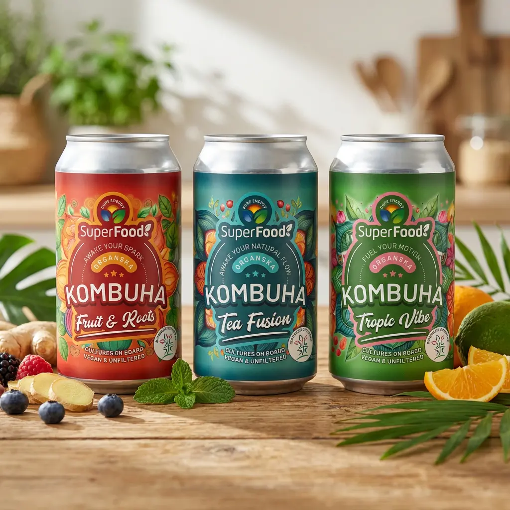 Organska Superfood kombuha KOMBO 3 vrste