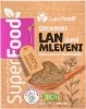 Lan mleveni zlatni organski 150g superfood doo front isolated