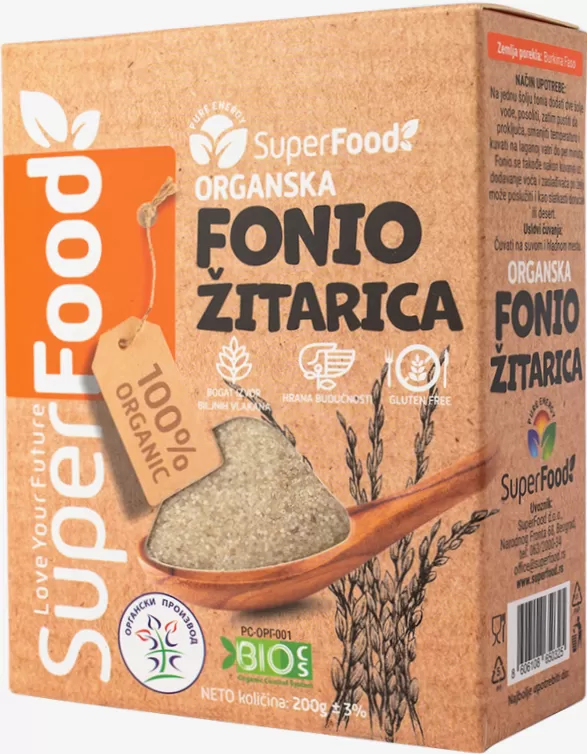Fonio zitarica organska 200g superfood doo side isolated