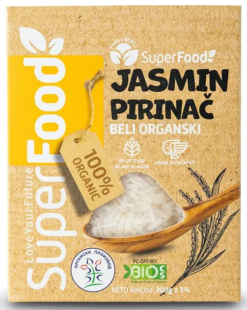 jasmin pirinac organski 200g front Superfood doo