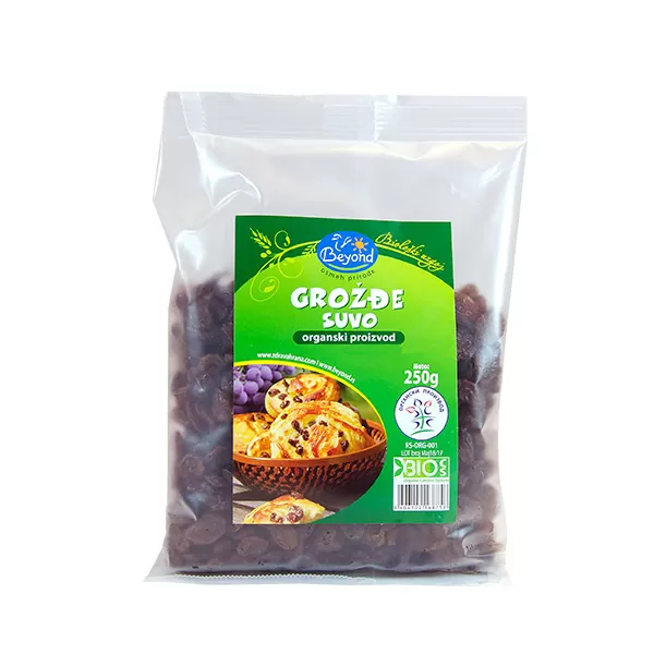 Grozde suvo organsko 250g