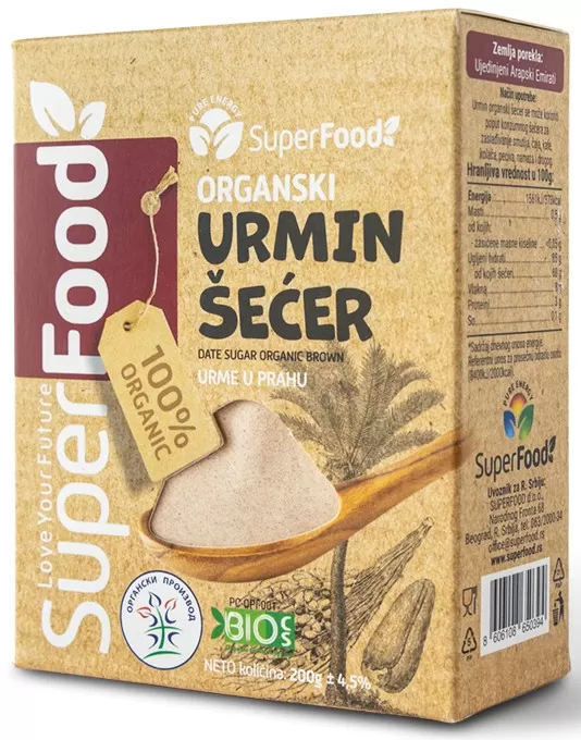 Urmin secer organski 200g superfood doo side 1