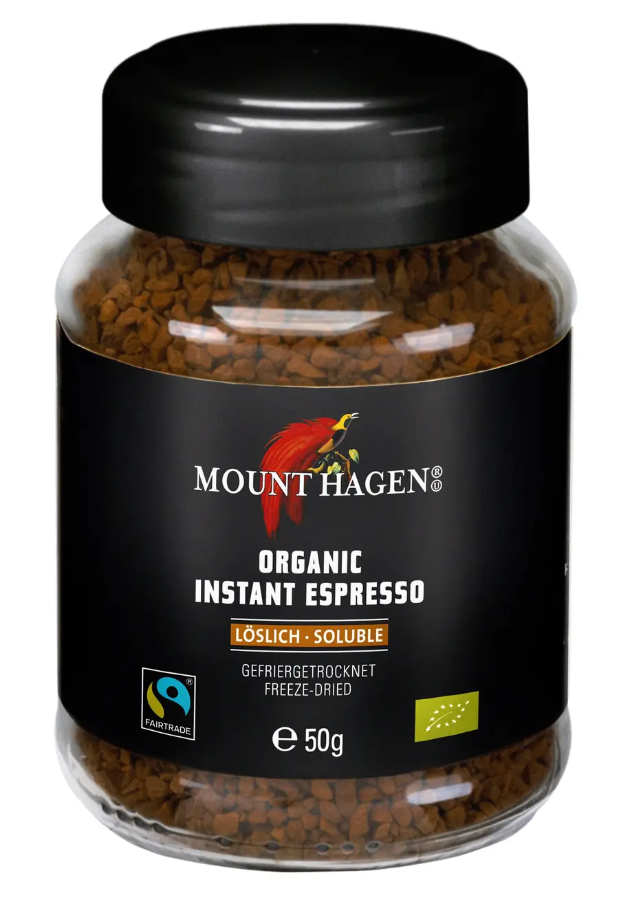 Mount hagen organic fairtrade instant espresso 50g
