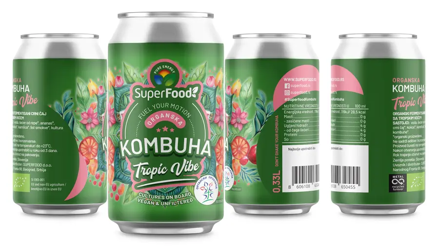 Superfood kombuha tropic vibe
