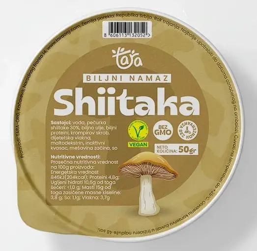 Siitaka biljni namaz   tara   superfood doo front